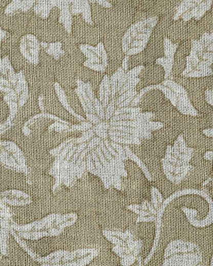 Adrian Hand Block Printed Linen Fabric