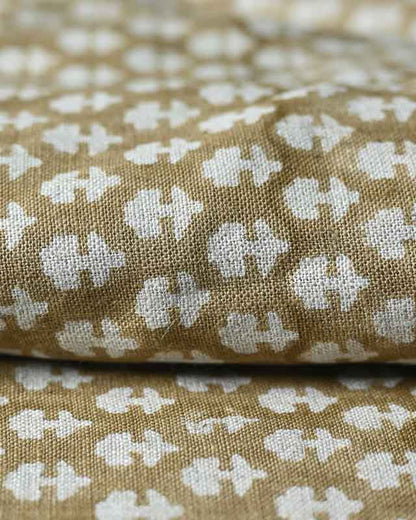 Anna Block Printed Linen Upholstery Fabric