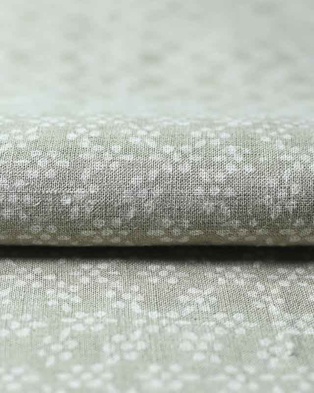Tessa Hand Block Printed Linen Fabric