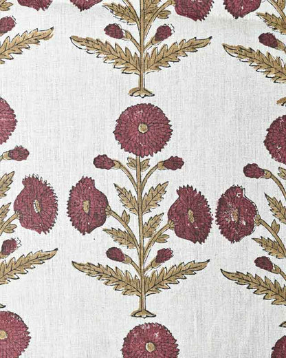 Nikita Hand Block Printed Linen Fabric