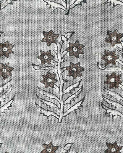 Sylvie Hand Block Printed Linen