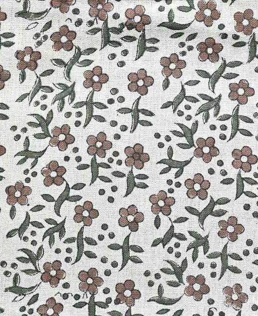 Waldron Block Printed Linen Fabric