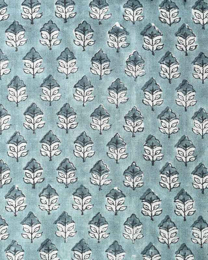 Sansa Handloom Linen Block Print Fabric