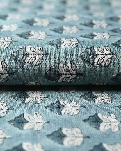 Sansa Handloom Linen Block Print Fabric