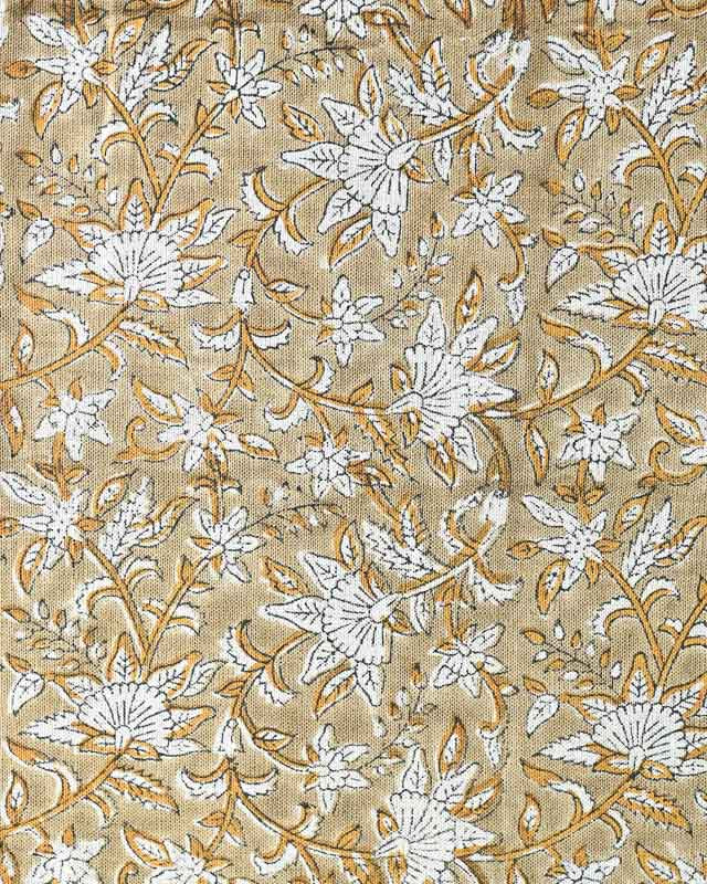 Angeli Indian Hand Block Print Fabric