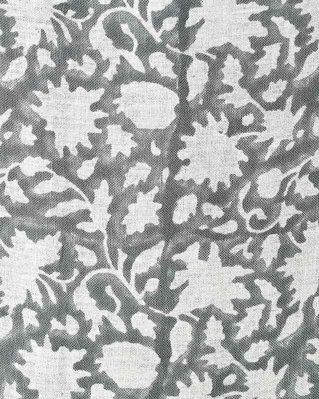 Adrian Hand Block Printed Linen Fabric