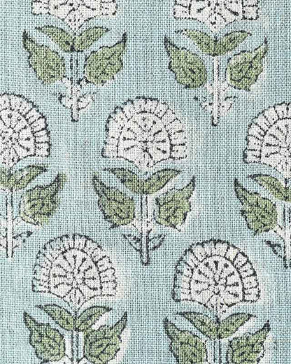 Peregrine Block Print Thick Linen Fabric