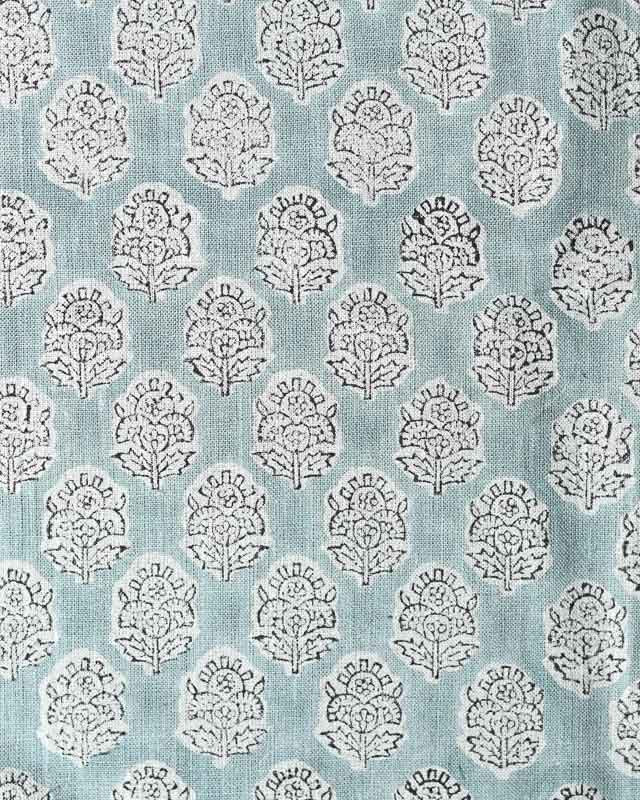 Alba Hand Block Printed Linen