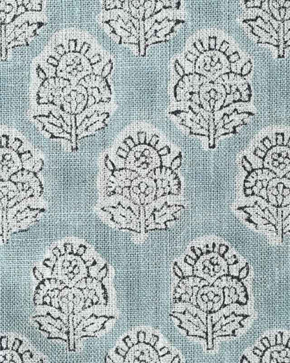 Alba Hand Block Printed Linen