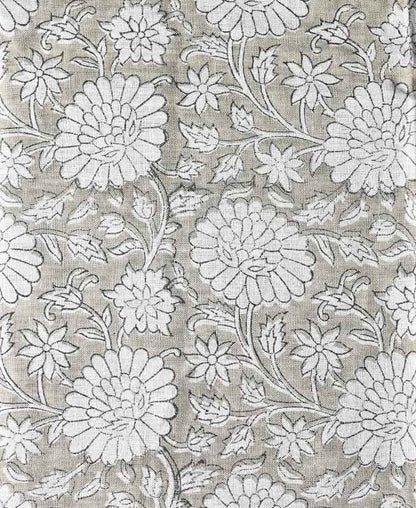 Jennifer Hand Block Printed Linen Fabric