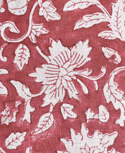 Adrian Hand Block Printed Linen Fabric