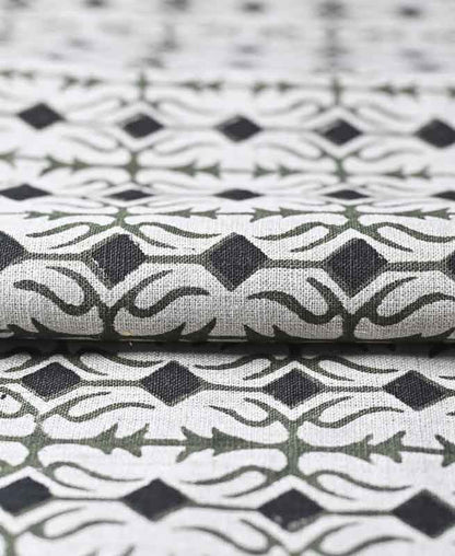 Zephyr Designer Floral Block Print Fabric