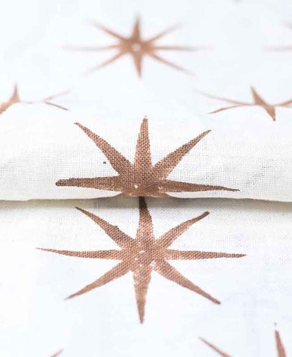 Lou Star Handloom Block Print Fabric