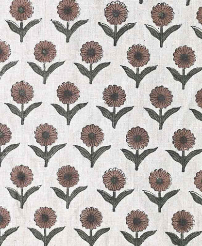 Alexis Hand Block Printed Upholstery Linen