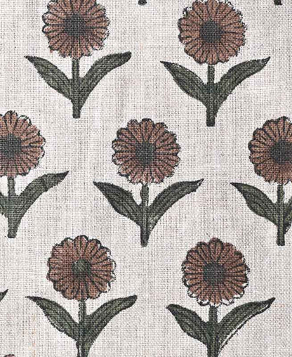 Alexis Hand Block Printed Upholstery Linen