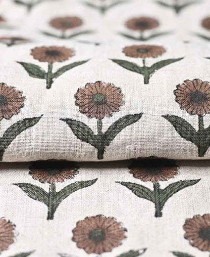 Alexis Hand Block Printed Upholstery Linen