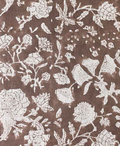 Vivian Hand Block Printed Linen Fabric