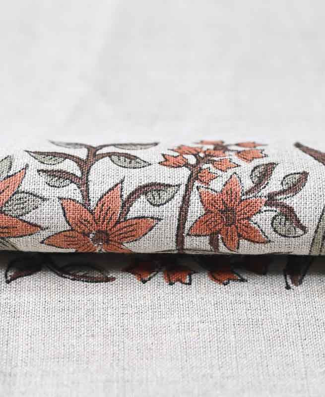 Danielle Indian Block Print Linen