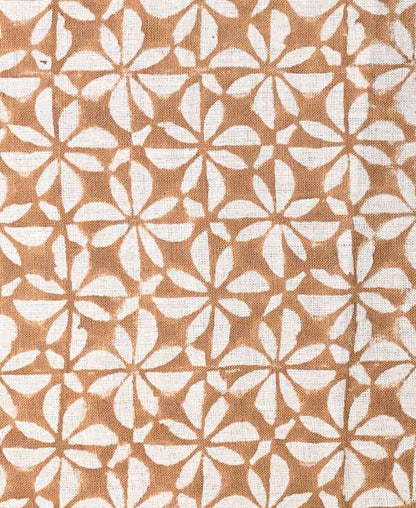 Macy Block Printed Linen Fabric