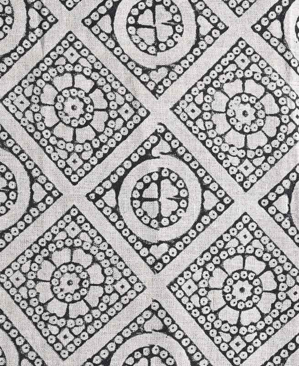 Irving Block Printed Linen Fabric