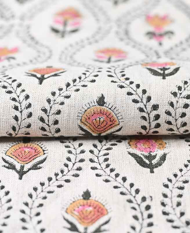 Seraphina Ethnic Designer Floral Print for Upholstery