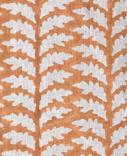 Scottie Hand Block Printed Linen Fabric