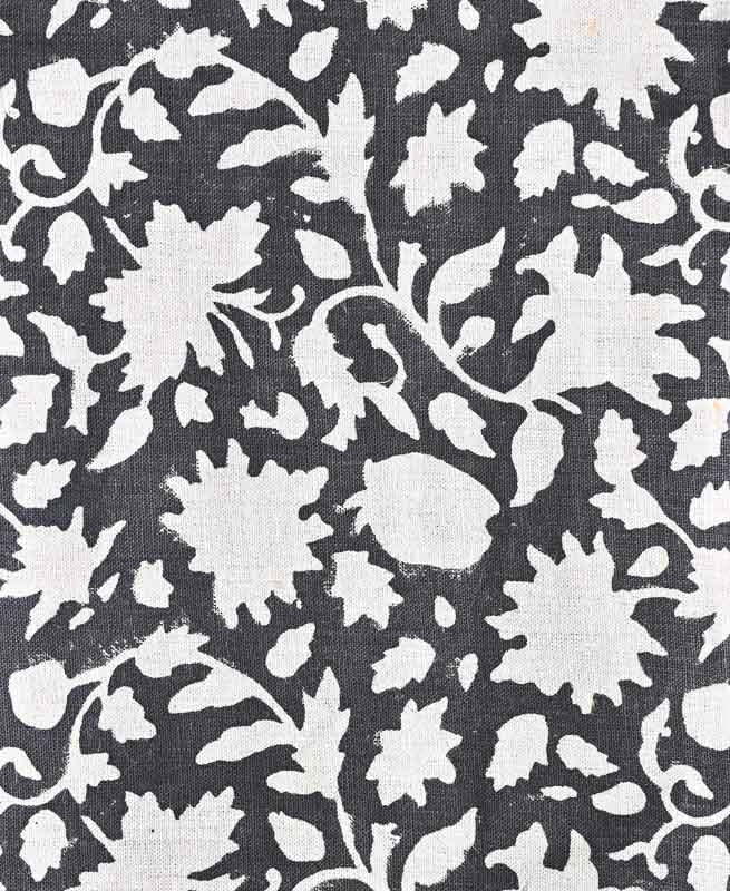 Adrian Hand Block Printed Linen Fabric