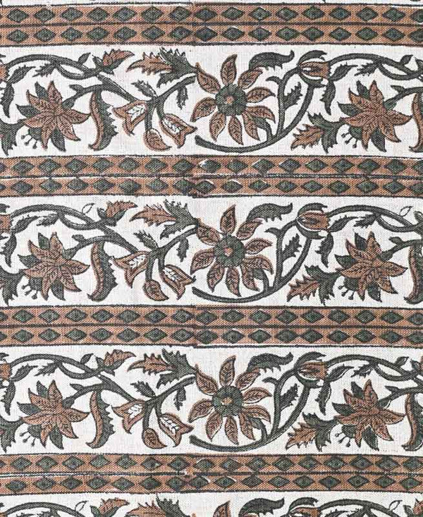 Matthew Block Printed Linen Fabric