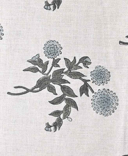 Tony Hand Block Printed Upholstery Linen Fabric