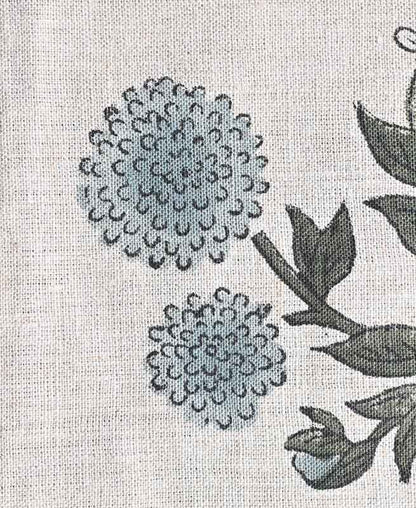 Tony Hand Block Printed Upholstery Linen Fabric