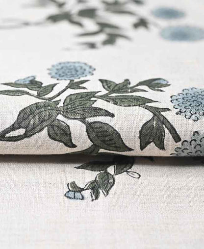 Tony Hand Block Printed Upholstery Linen Fabric