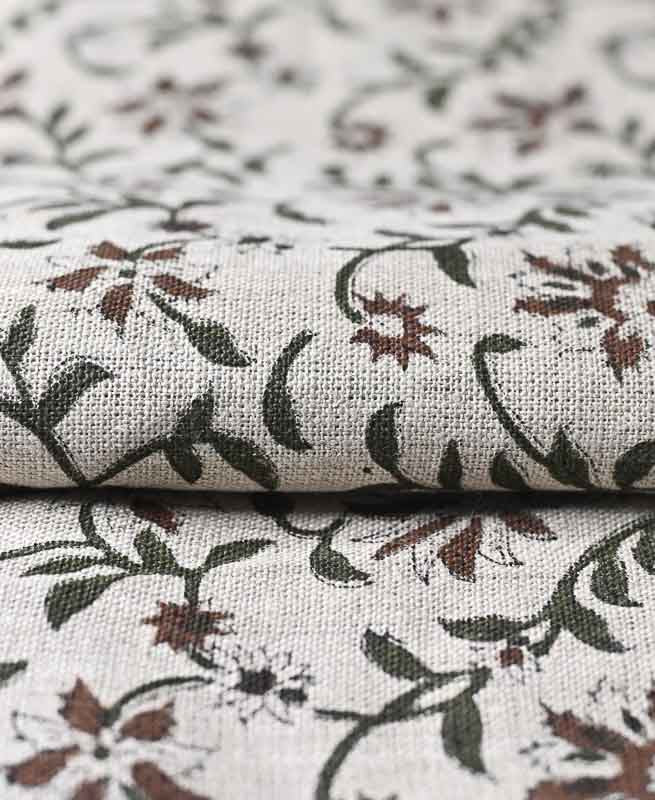 Faye Block Print Linen