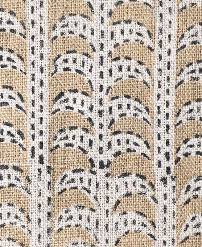 Dixie Hand Block Print Linen Fabric