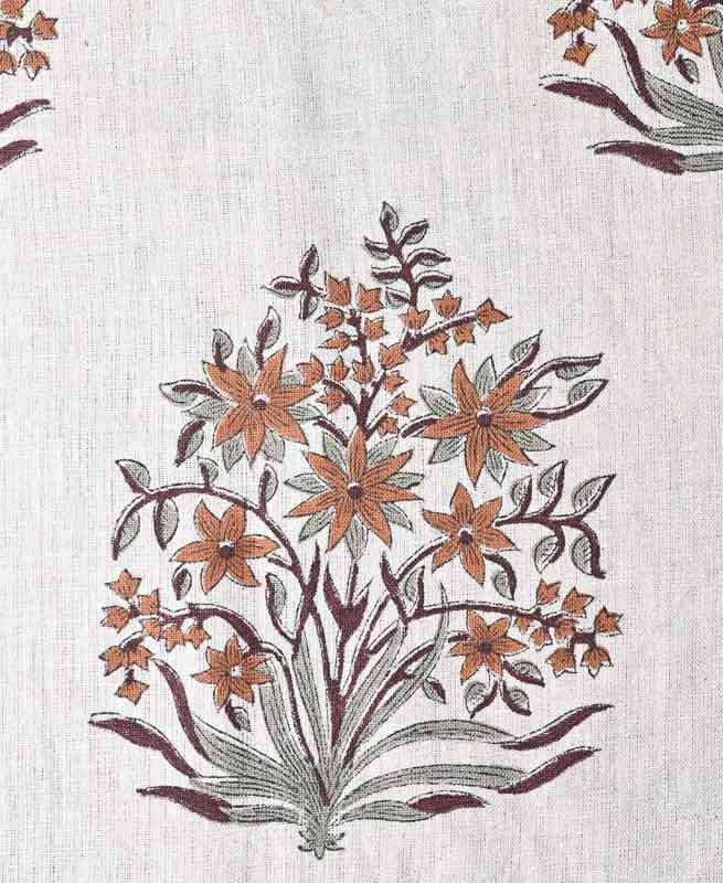 Danielle Indian Block Print Linen