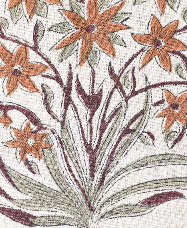 Danielle Indian Block Print Linen