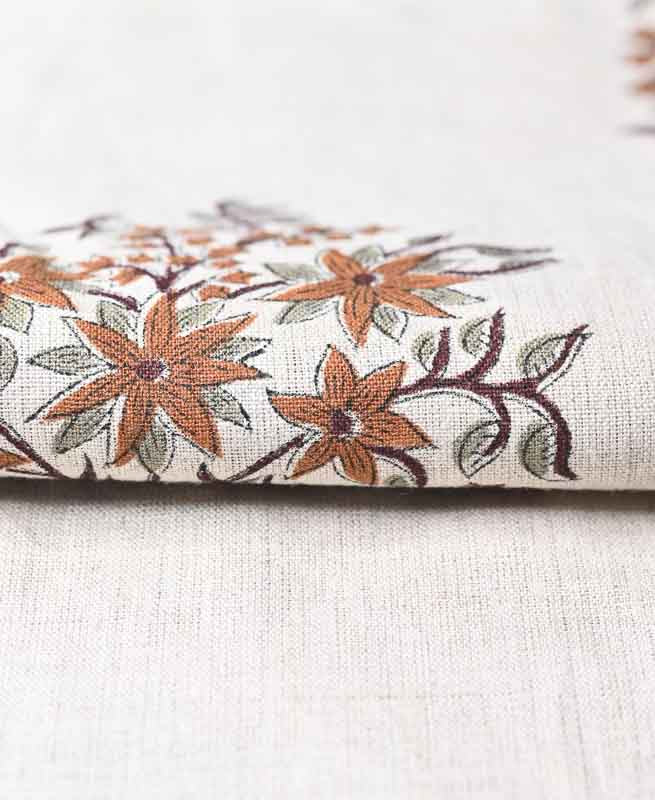 Danielle Indian Block Print Linen