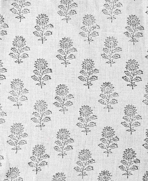 Emerson Block Printed Linen Fabric