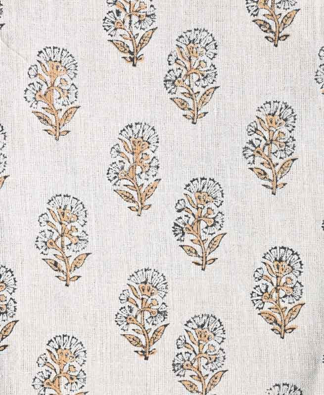 Penelope Block Printed Handloom Linen