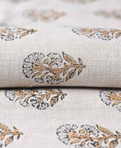 Penelope Block Printed Handloom Linen