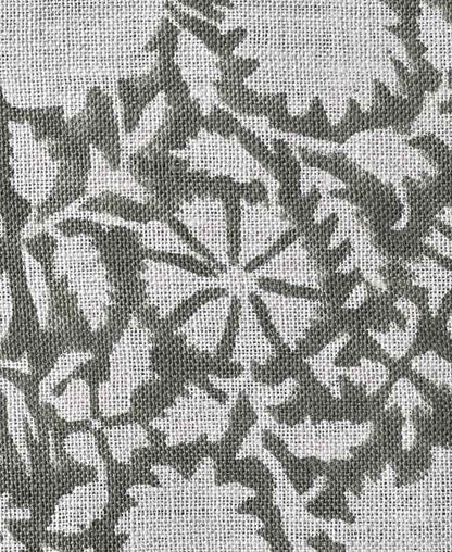 Layla Hand Block Printed Linen Upholstery Fabric
