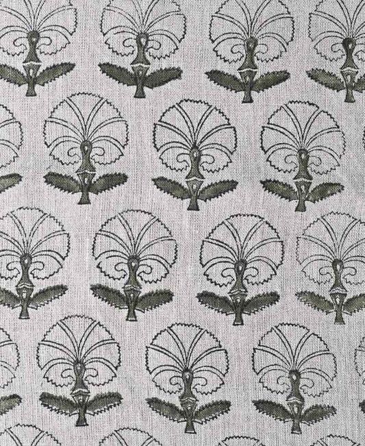 Hope Floral Linen Fabric by the Yard