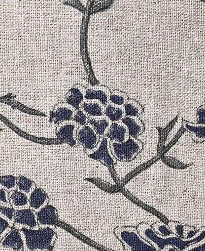 Joselyn Indian Hand Block Print Linen Fabric