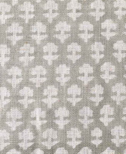 Anna Block Printed Linen Upholstery Fabric