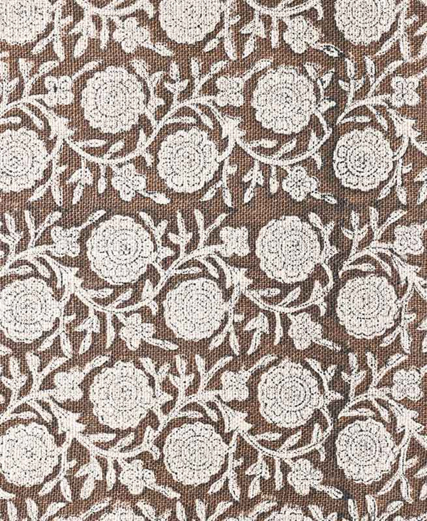 Dean Block Printed Linen Fabric