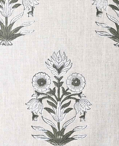 Marigold Hand Block Printed Linen