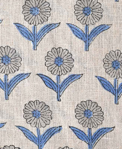 Alexis Hand Block Printed Upholstery Linen
