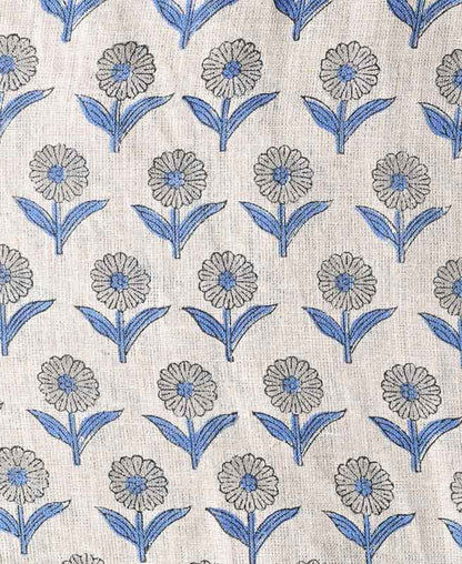 Alexis Hand Block Printed Upholstery Linen