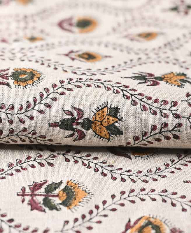 Seraphina Ethnic Designer Floral Print for Upholstery