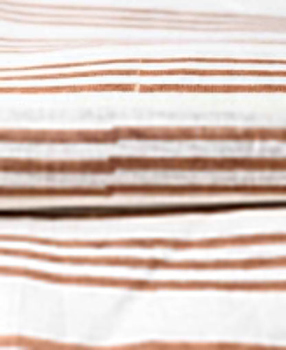 Thelma Hand Block Printed Linen Fabric for Upholstery, Curtains and more