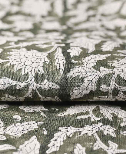 Mina Block Printed Linen Fabric